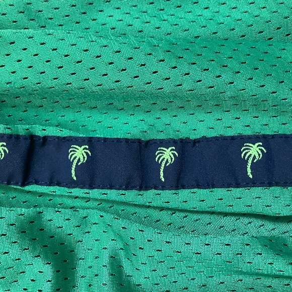 Fit2Win green palm tree shorts - Picture 2 of 5